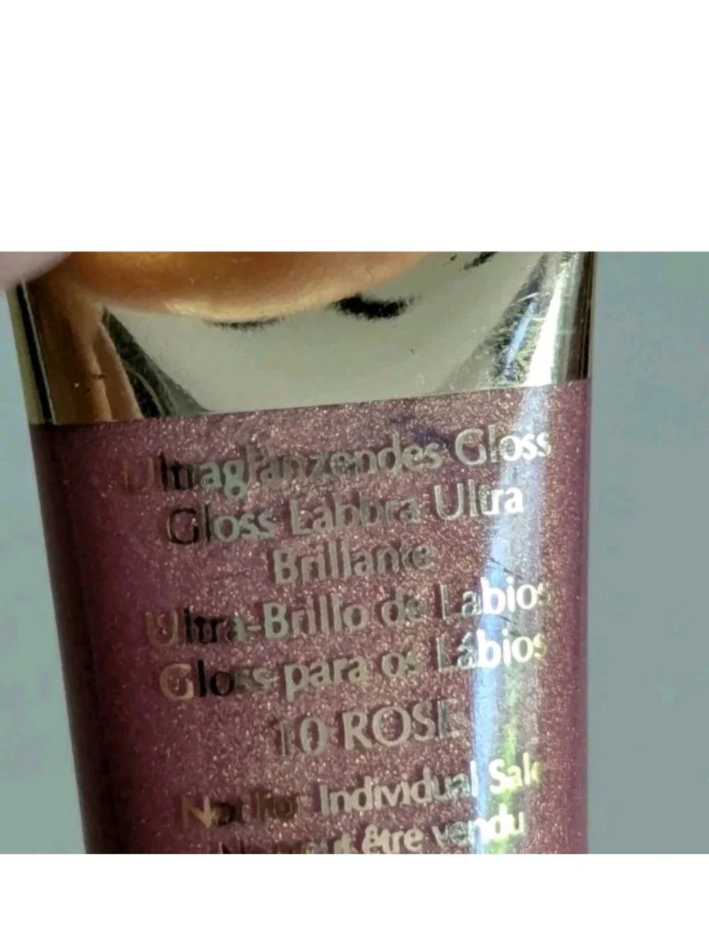 Estee Lauder 10 Rose High Gloss Pure Color Lip Gloss 0.27 OZ Tube Travel